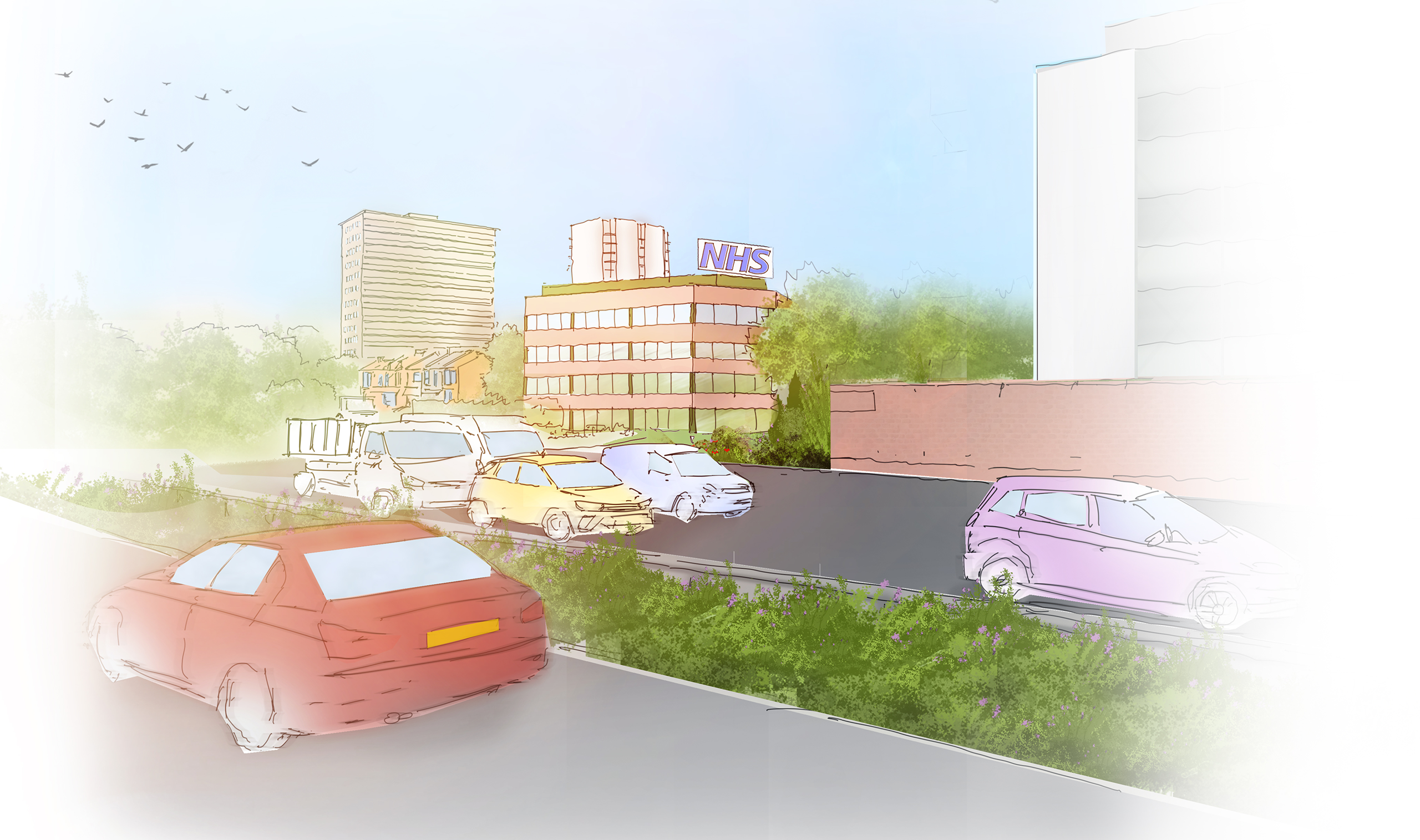 View from North Circular Gateway